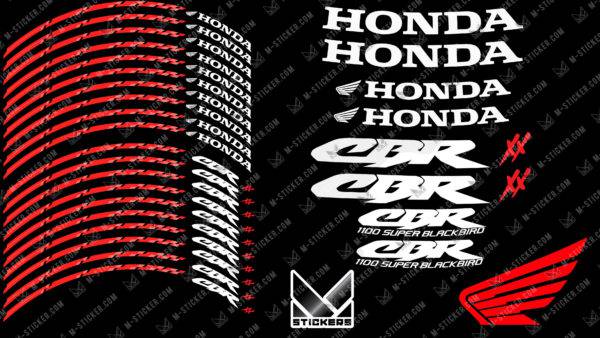 Stickers jante Honda CBR 1100 - Afbeelding 3