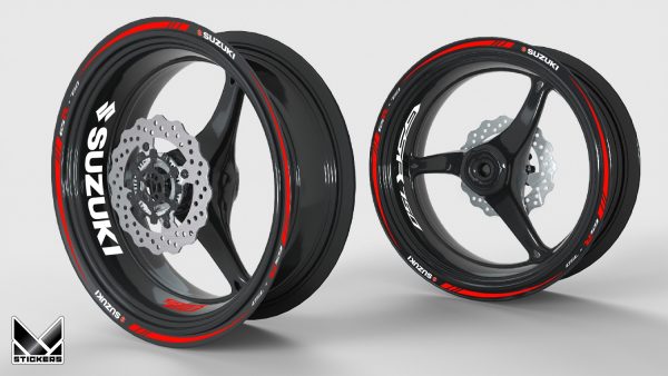 Decorative wheel kit GSR 750 red