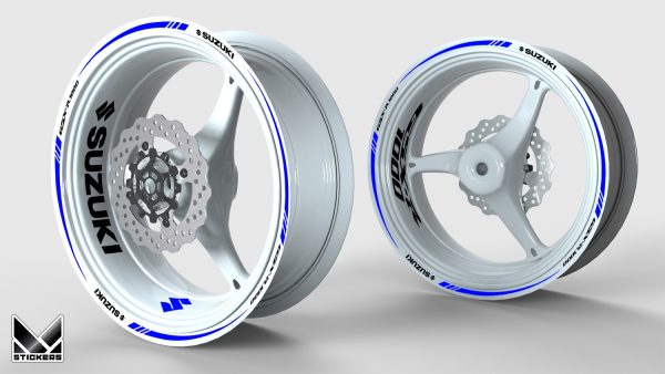 Suzuki GSX-R 1000 blue wheel kit