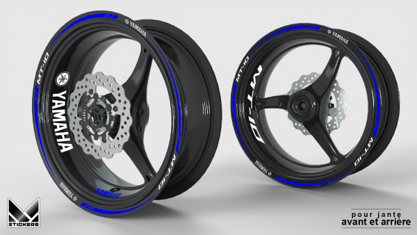 Yamaha MT-10 rim stickers