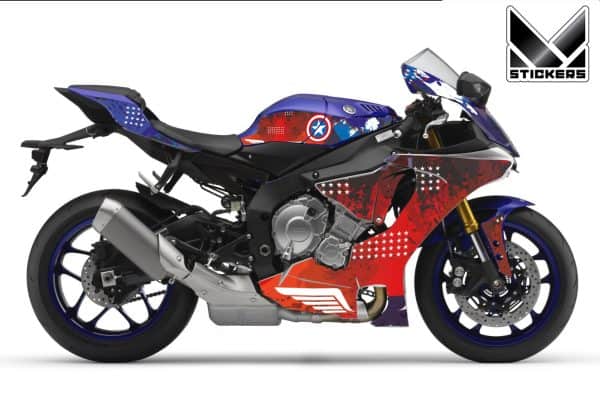 Kit déco Yamaha R1 - Marvel