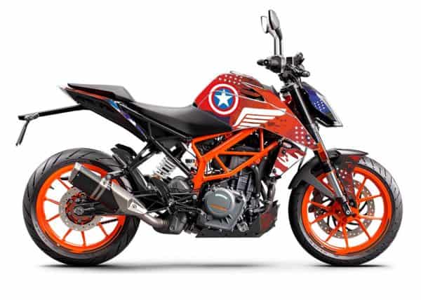 Kit déco KTM Duke 125/390 - Marvel