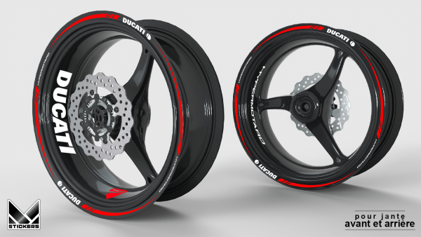 Ducati Hypermotard 821 rim stickers