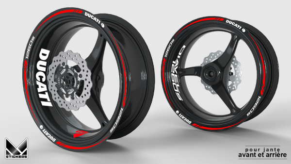 Ducati Diavel 1260 S rim stickers