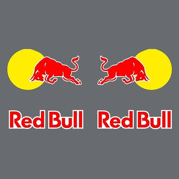 Stickers casque moto - Red Bull – Bild 2