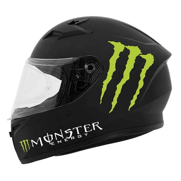 Motorcycle helmet stickers - Monster Energy