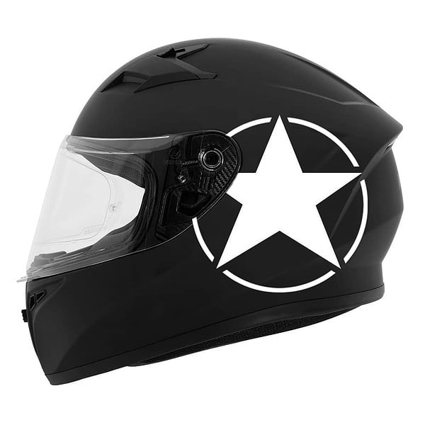 Decais de capacete de moto - Estrela