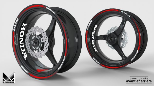 Honda NSR 150 rim stickers