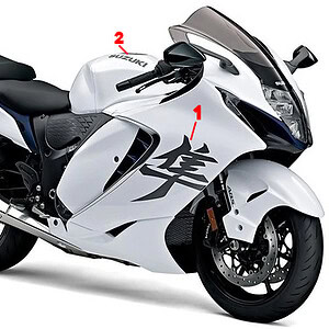 Stickers d’origine – Suzuki Hayabusa